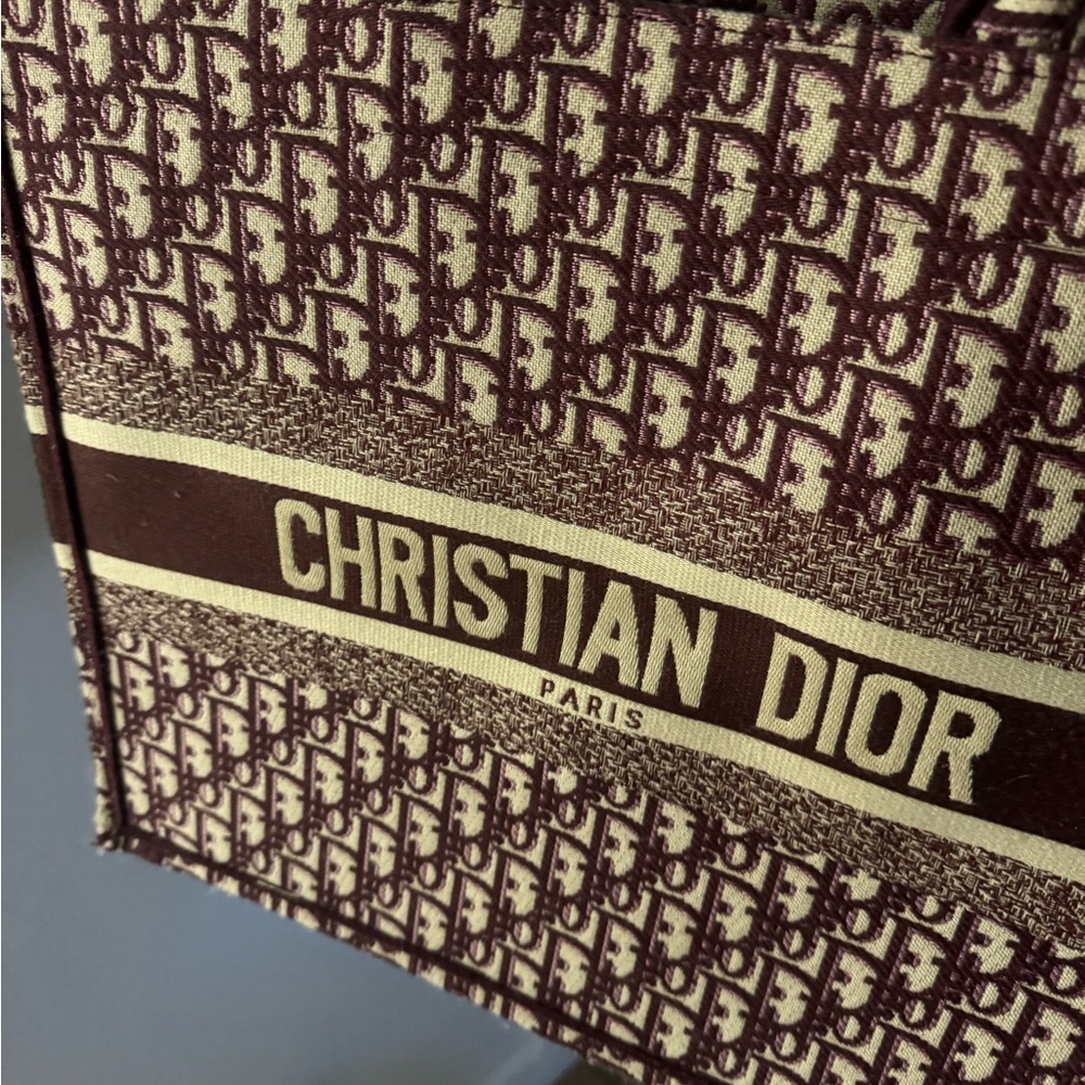 Christian Dior ish Monogram Tote Bag